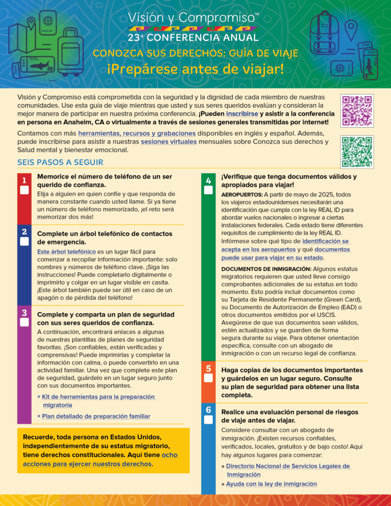 Conozca Sus Derechos: Guia de Viaje